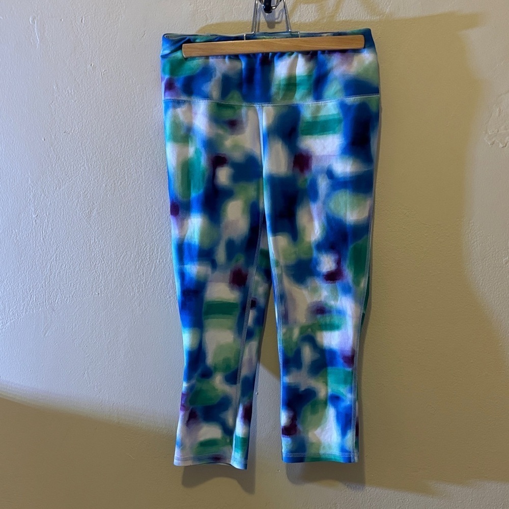 DSG Kids Blue and Green Abstract Leggings
